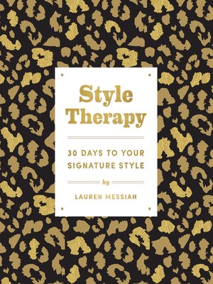 cover image of Style Therapy